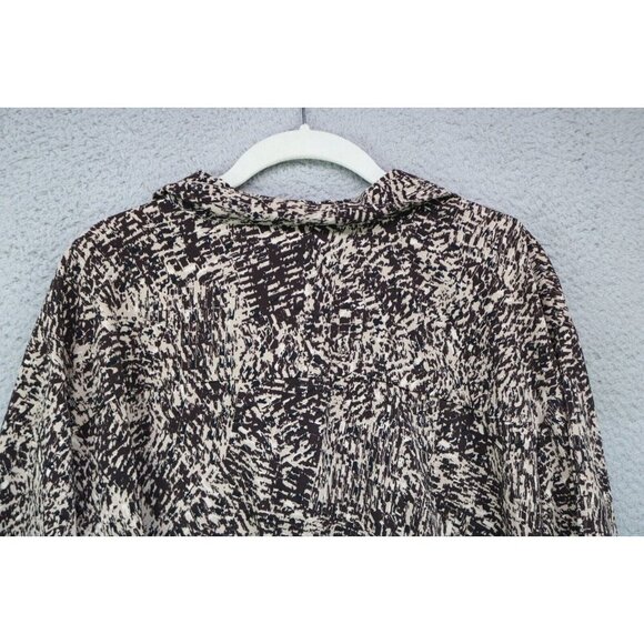 Catherines 1/4 Zip 3/4 Sleeve Tunic Top-Size 4X(30-32W)-Pockets-Silky - Picture 11 of 11